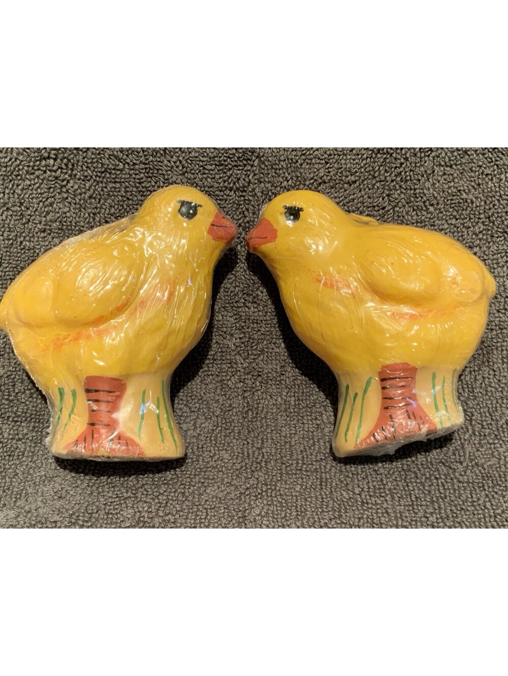 Angry Chicks Candles Set of Two - New Unopened Still in Original Wrapper 3.5”H